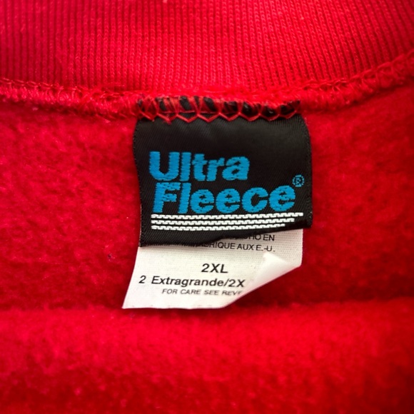 Vintage 90s Ultra Fleece Blank Sweater Men Sz XXL - Picture 2 of 3